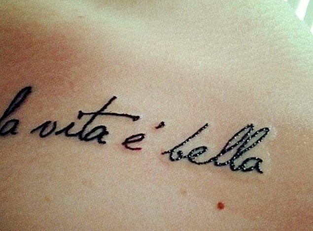 عبارات تاتو قصيره