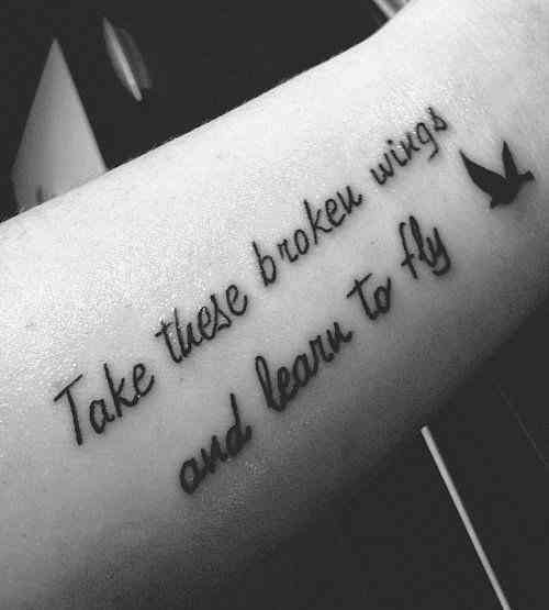 عبارات تاتو قصيره