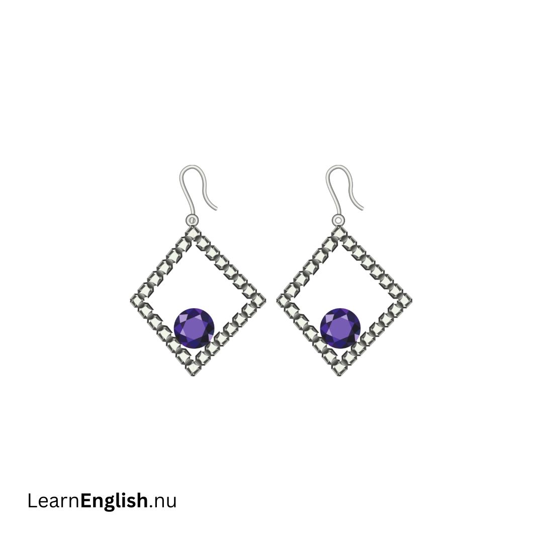 Silver earrings أقراط فضية