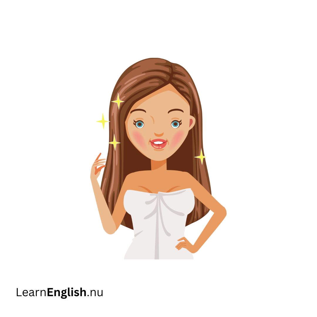 straight hair شعر مستقيم