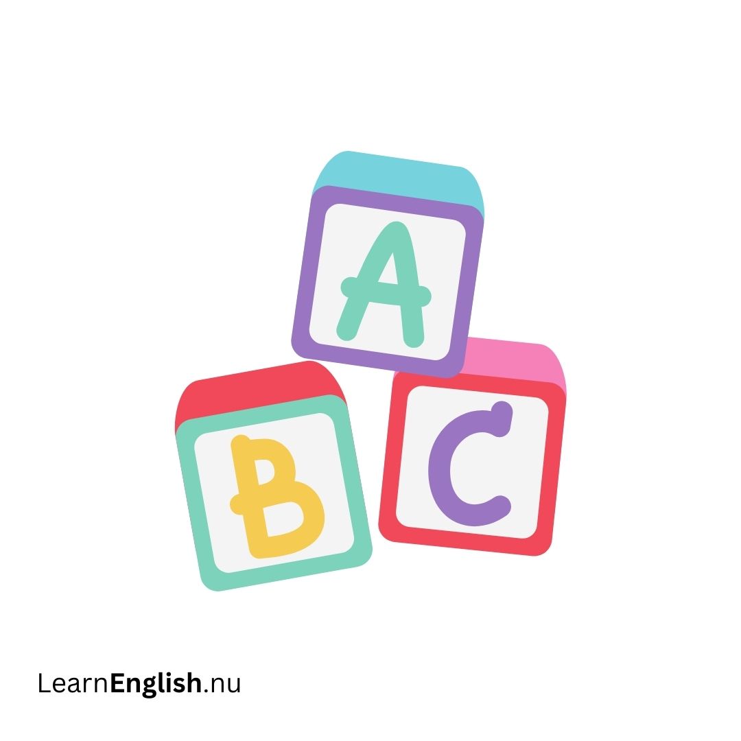 Alphabet blocks مكعبات الأبجدية