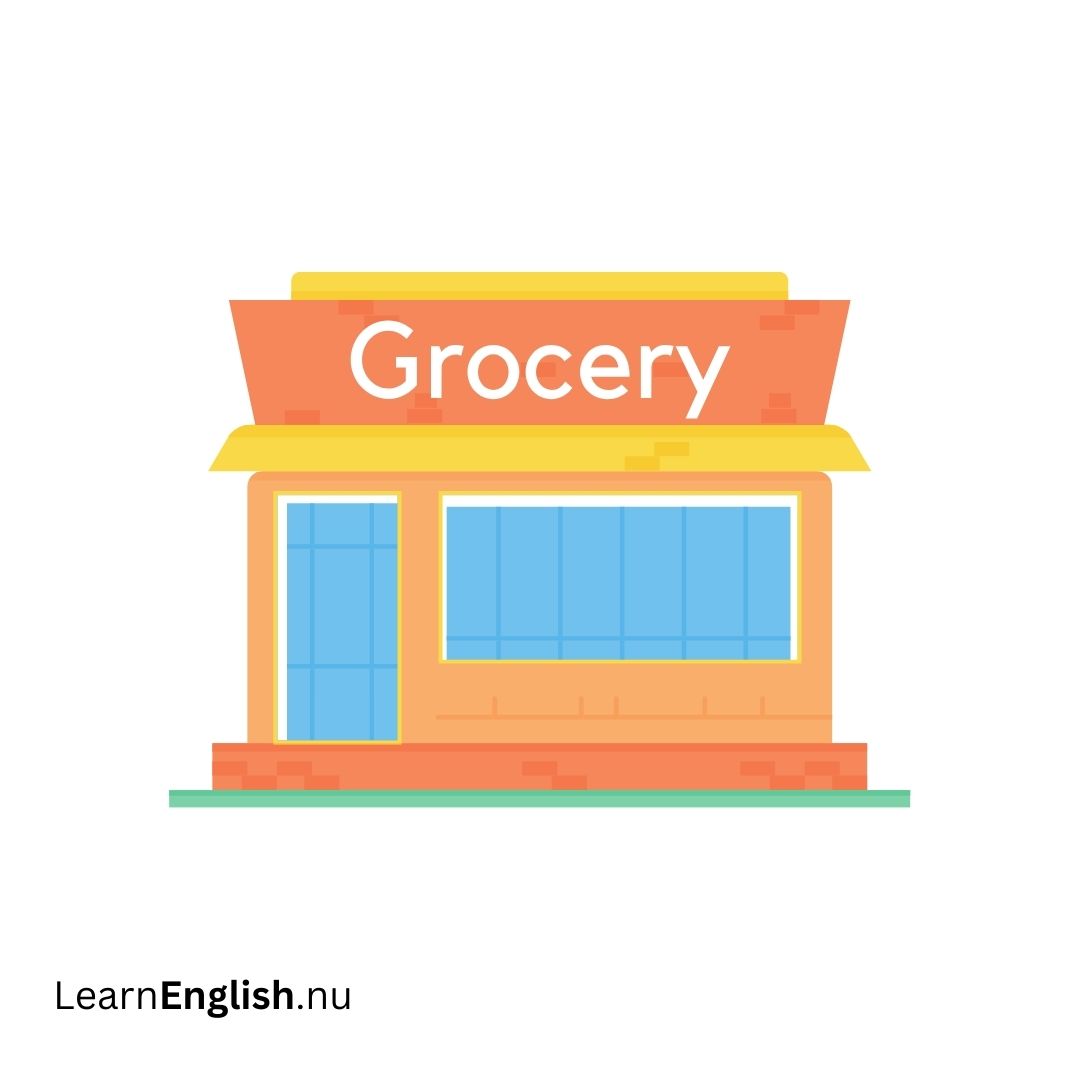 Grocery store متجر بقالة