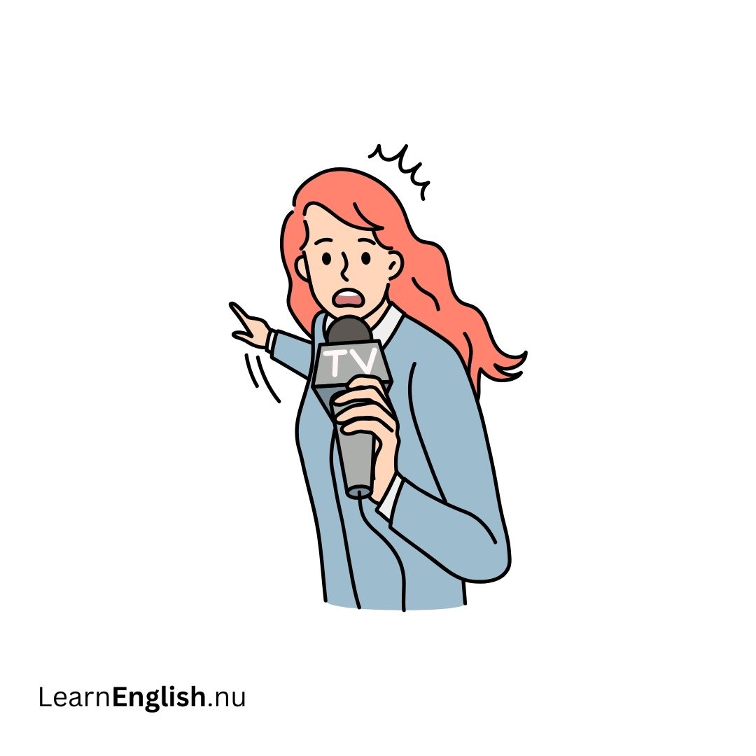 news reporter مراسل الأخبار