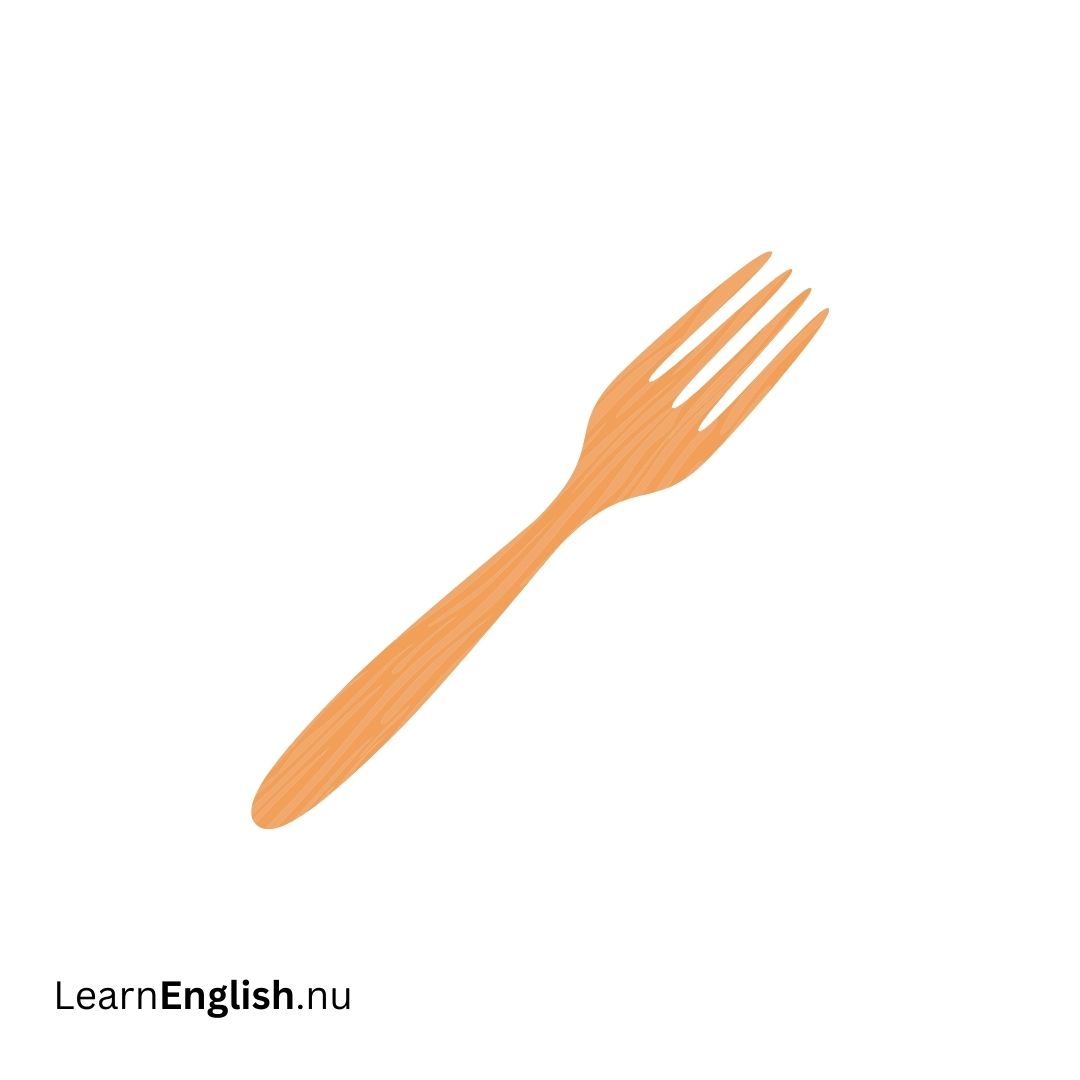 Wood fork شوكة خشبية