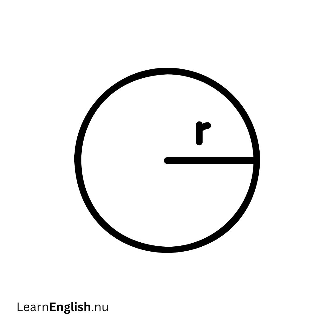 Radius النصف القطر