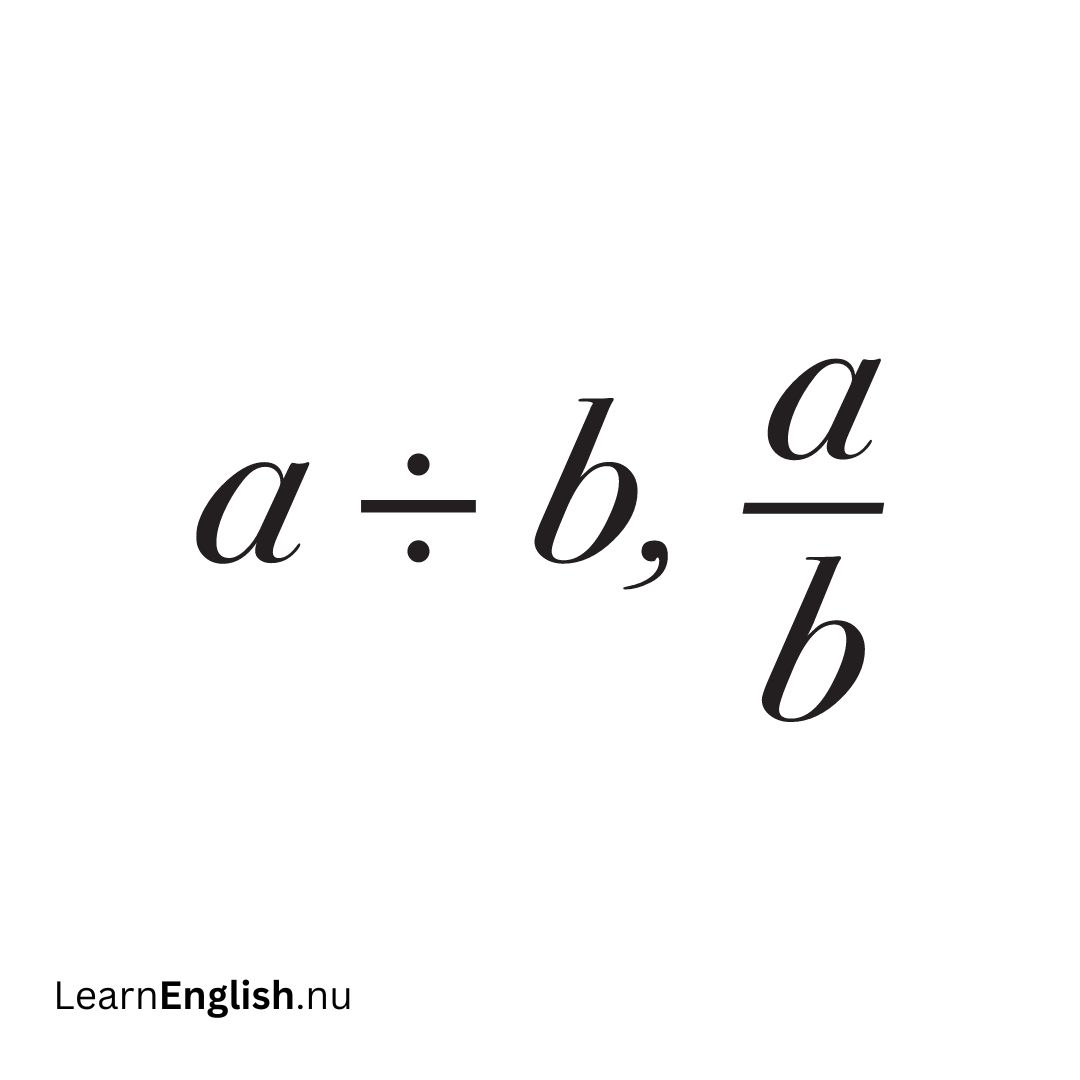 Divided by مقسوم على