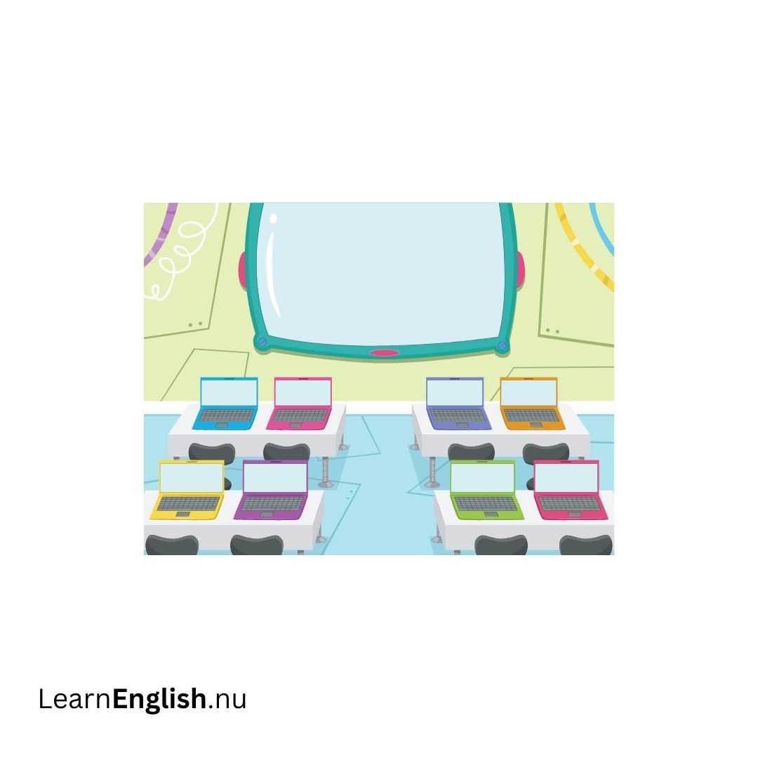 Computer room غرفة الحاسوب