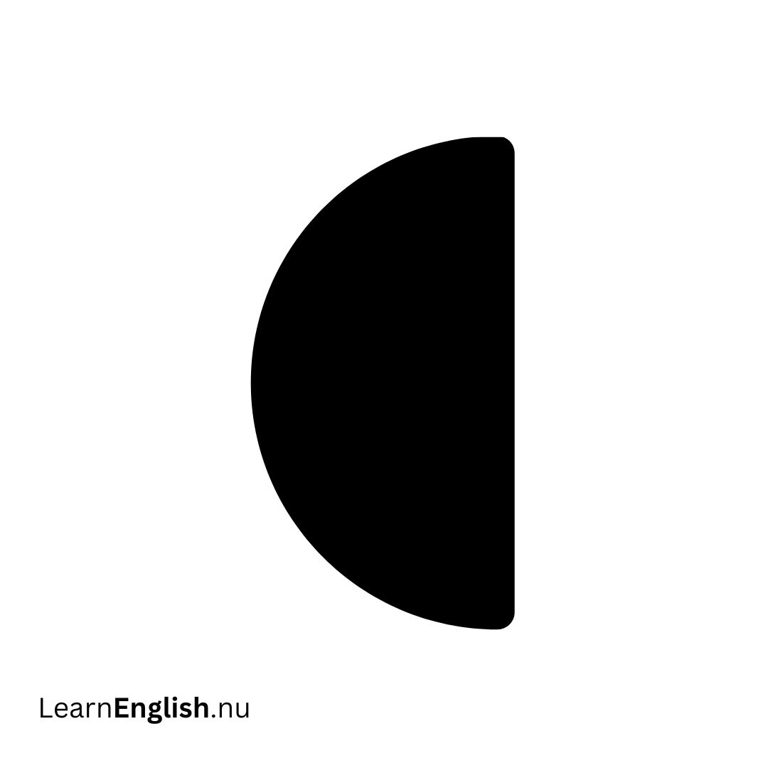 semi circle نصف دائرة