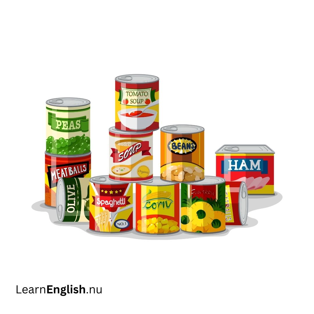 Canned Goods المواد المعلبة