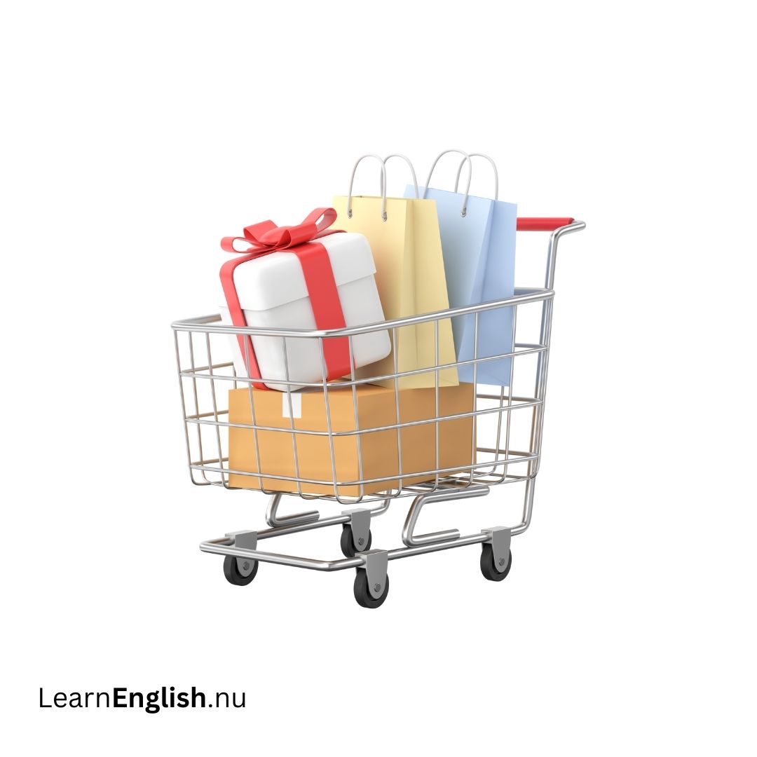 Shopping cart عربة التسوق