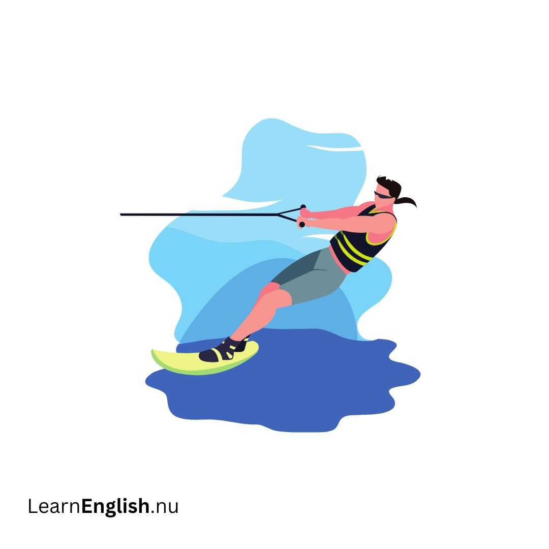 Waterskiing ركوب الماء