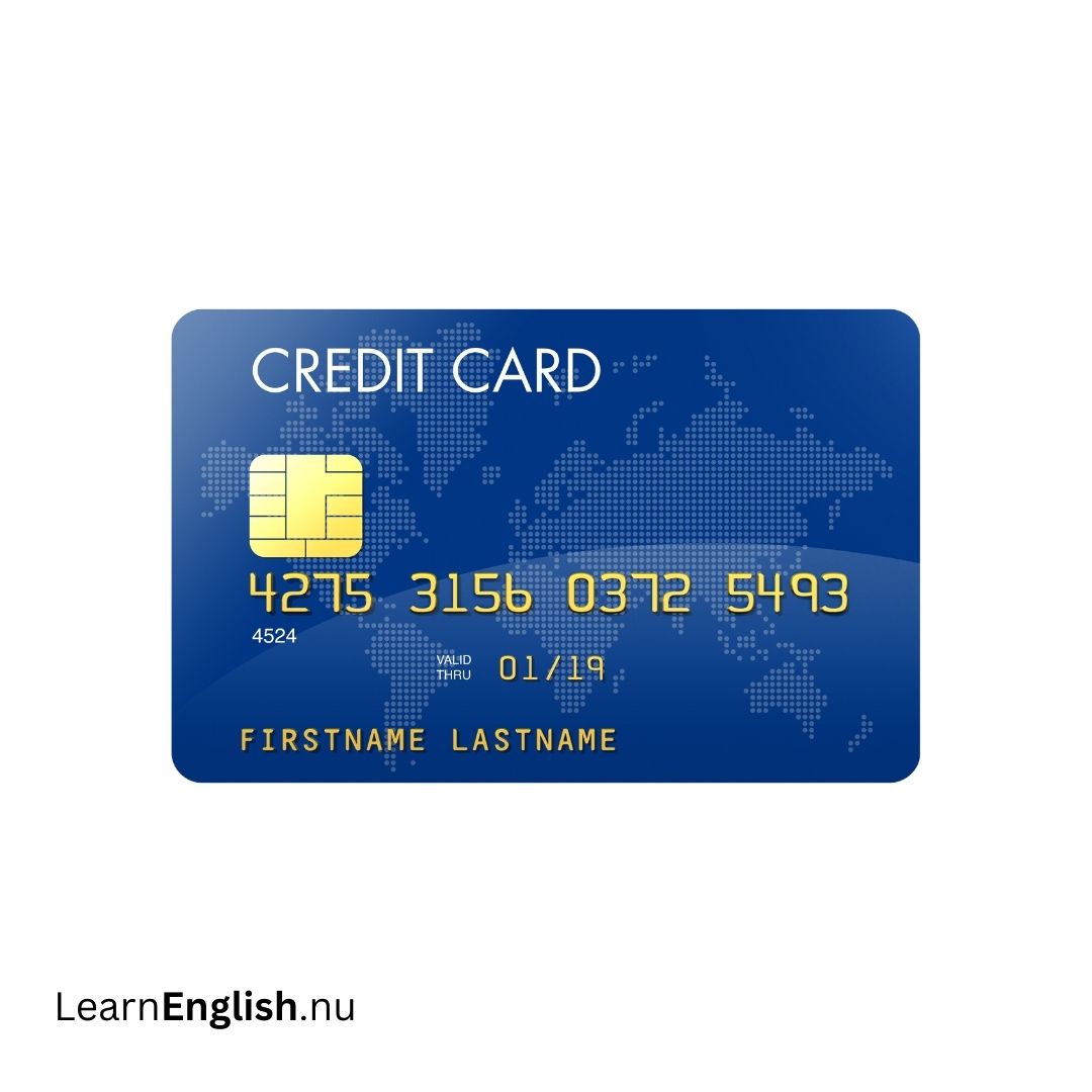 Credit card بطاقة الائتمان