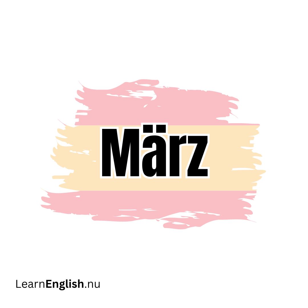 Months in german pronunciation learn german
