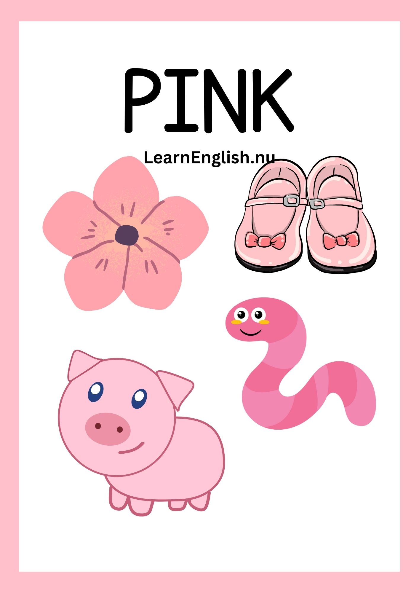 colors in english with pictures