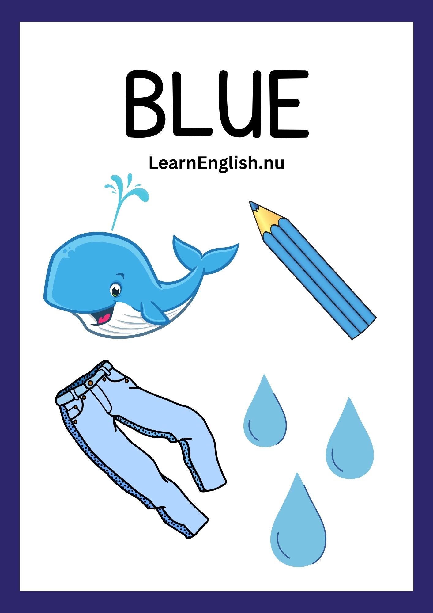 colors in english with pictures