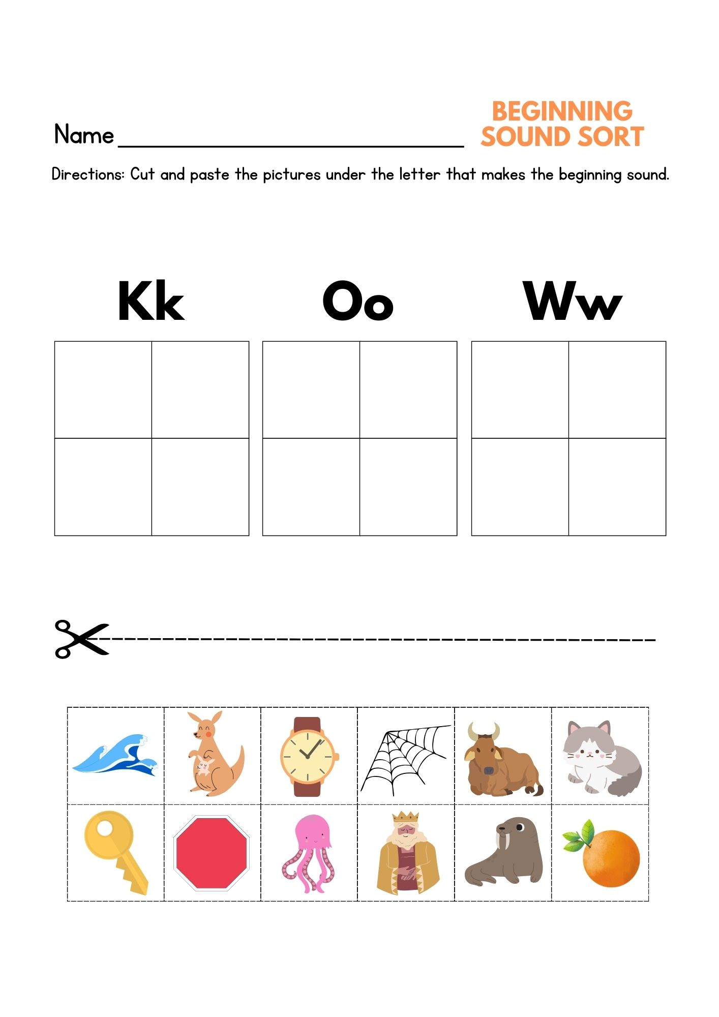 english alphabet worksheet