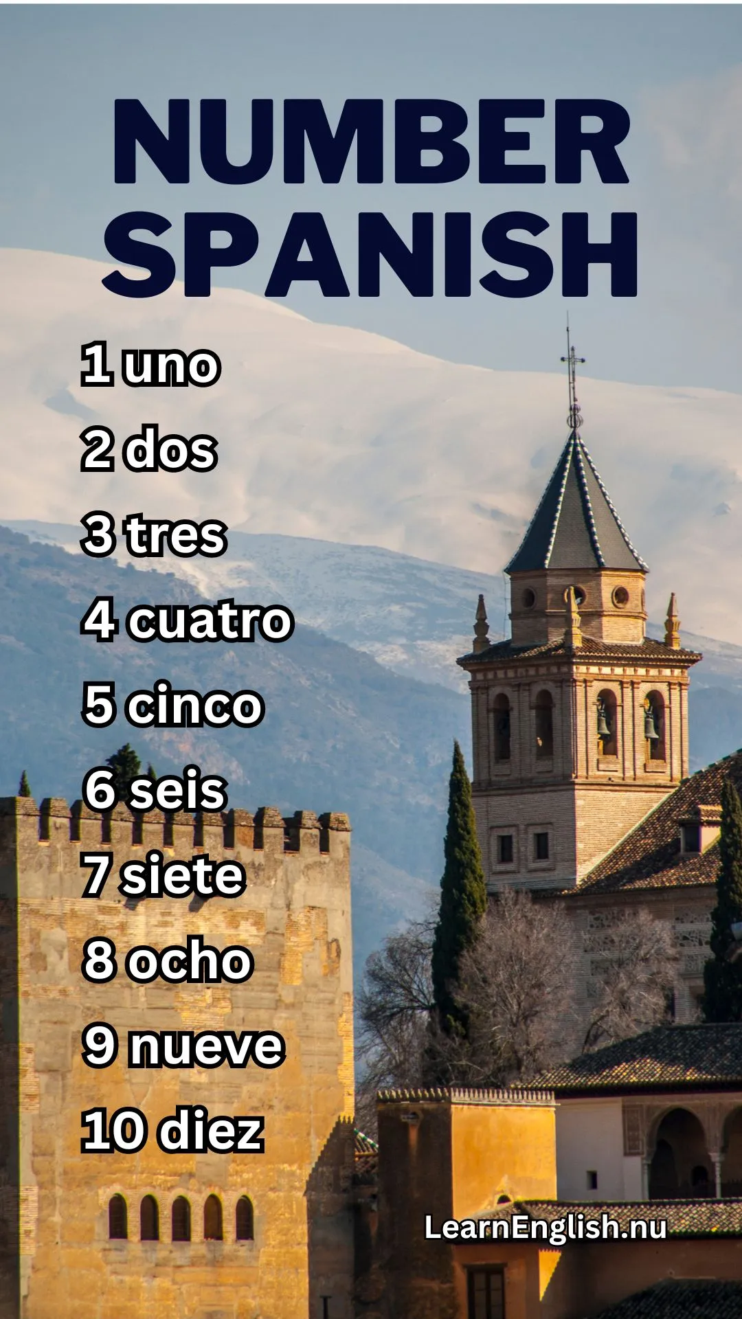 numbers in spanish