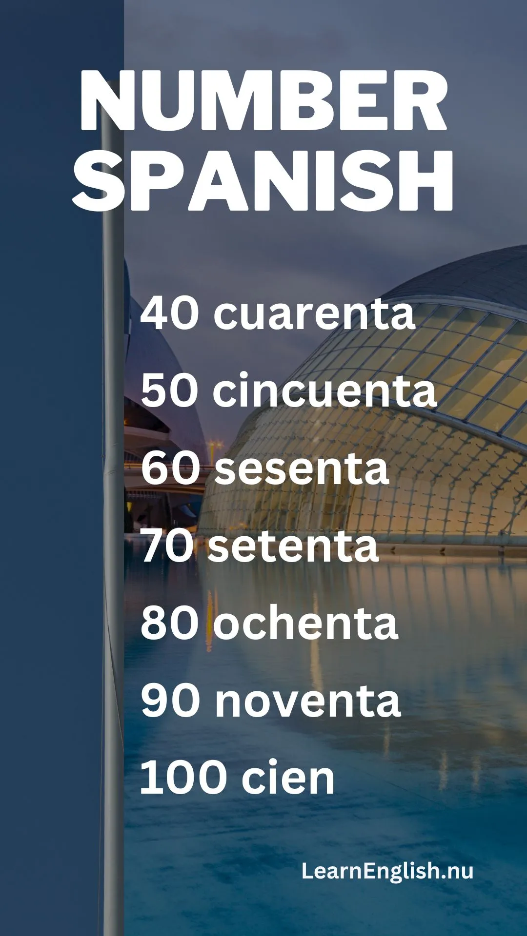 numbers in spanish
