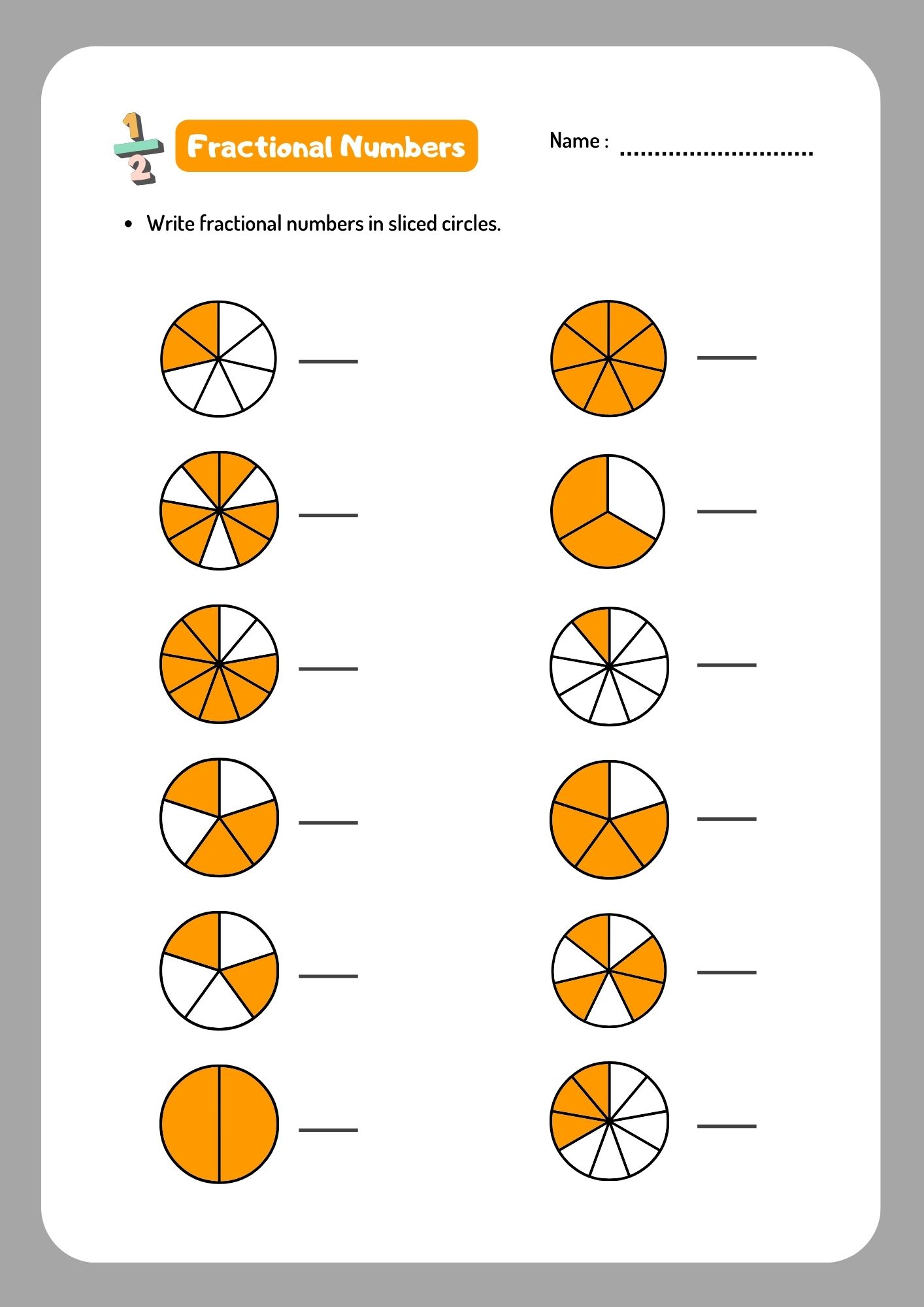 الكسور بالانجليزي منهج السعودية