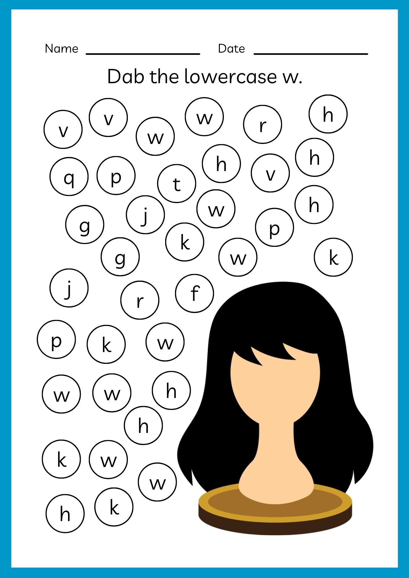 تدريبات على الحروف الانجليزية