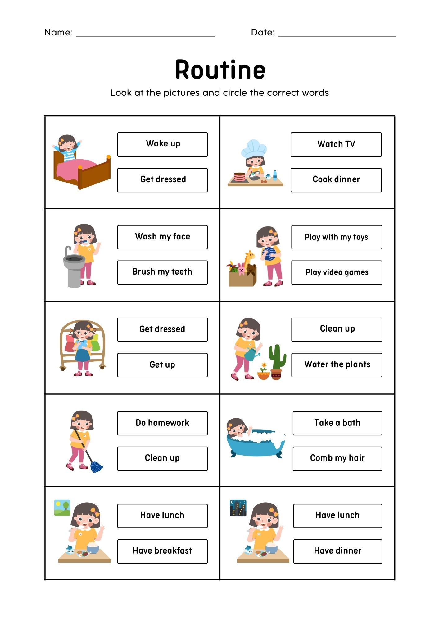 حروف الجر بالانجليزي بالصور والصوت