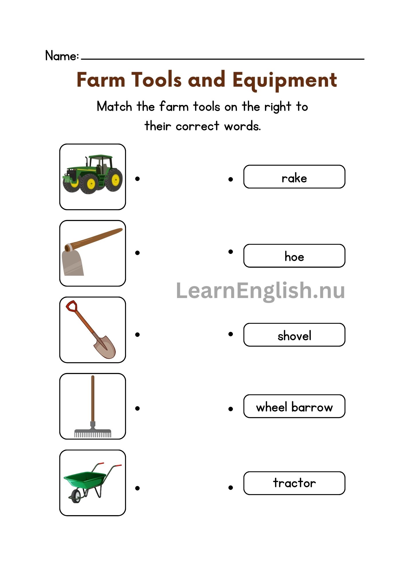 مفردات الحديقة بالانجليزي بالصور والصوت