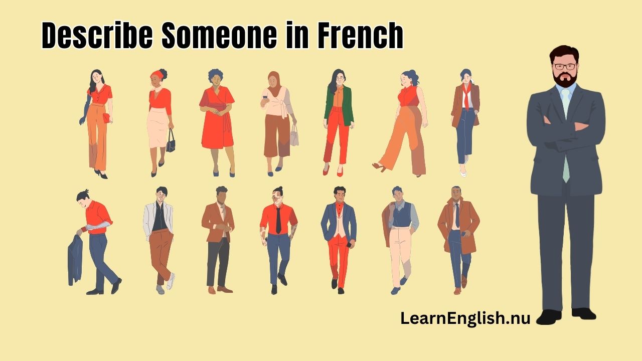 Adjectives to Describe People in french