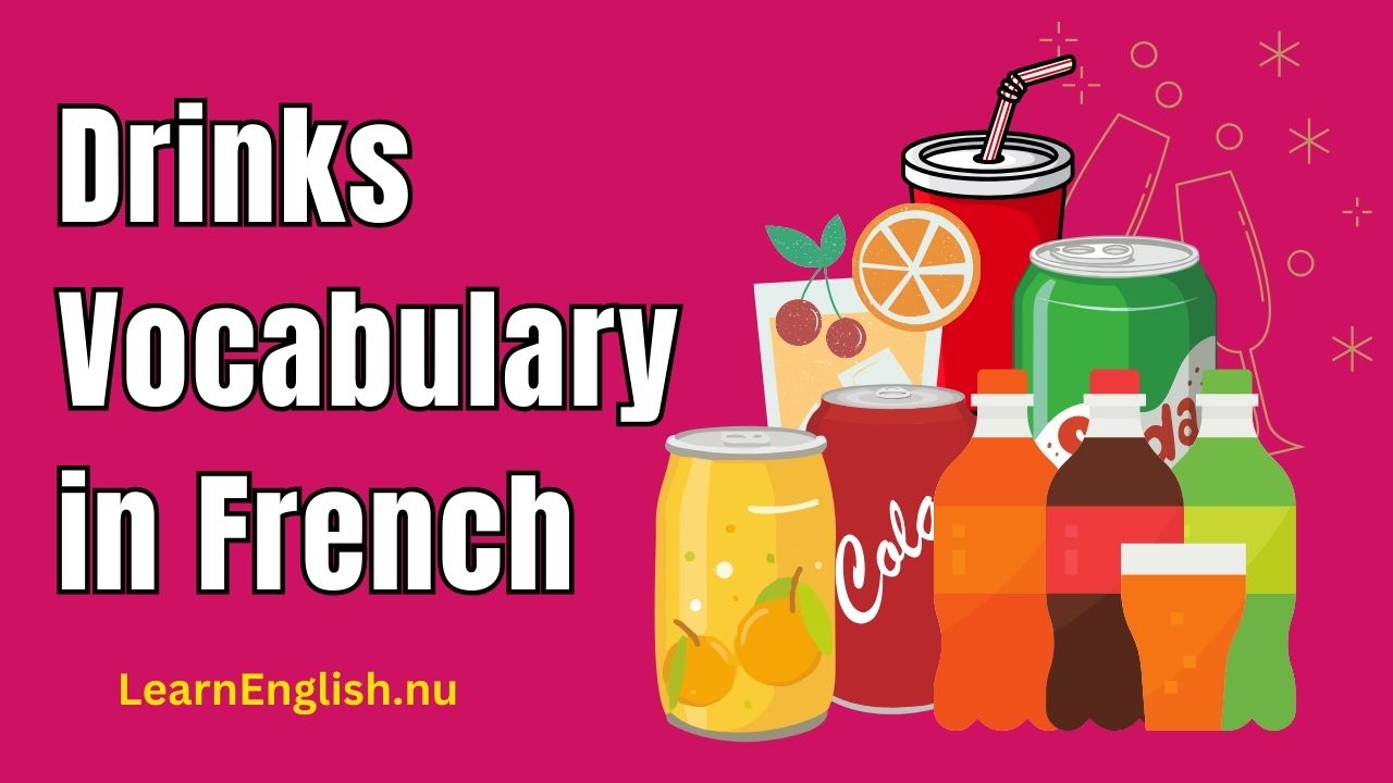 Drinks in French
