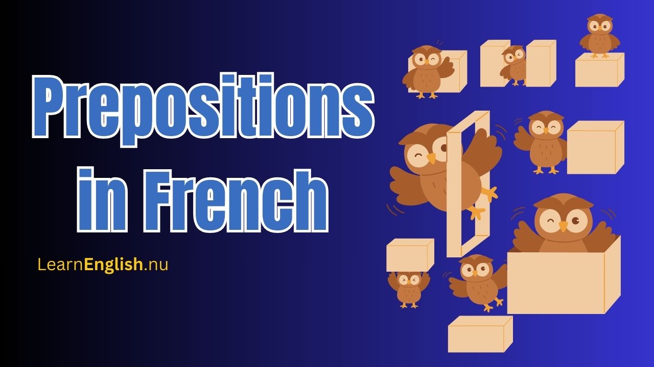 Prepositions in French