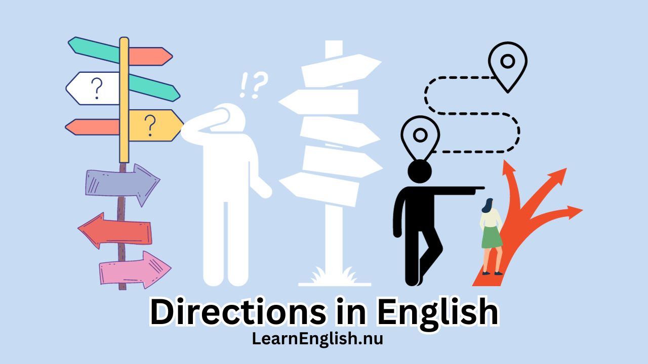 Asking for and giving directions in English