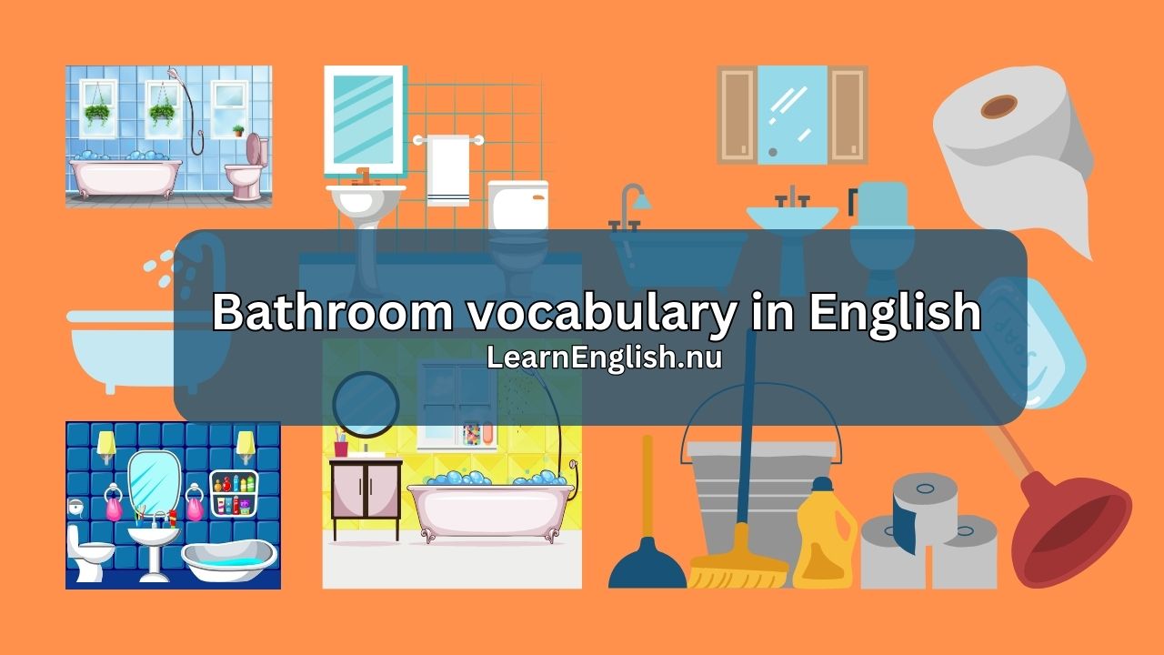 Bathroom Vocabulary in English with Sound and Pictures (2023)