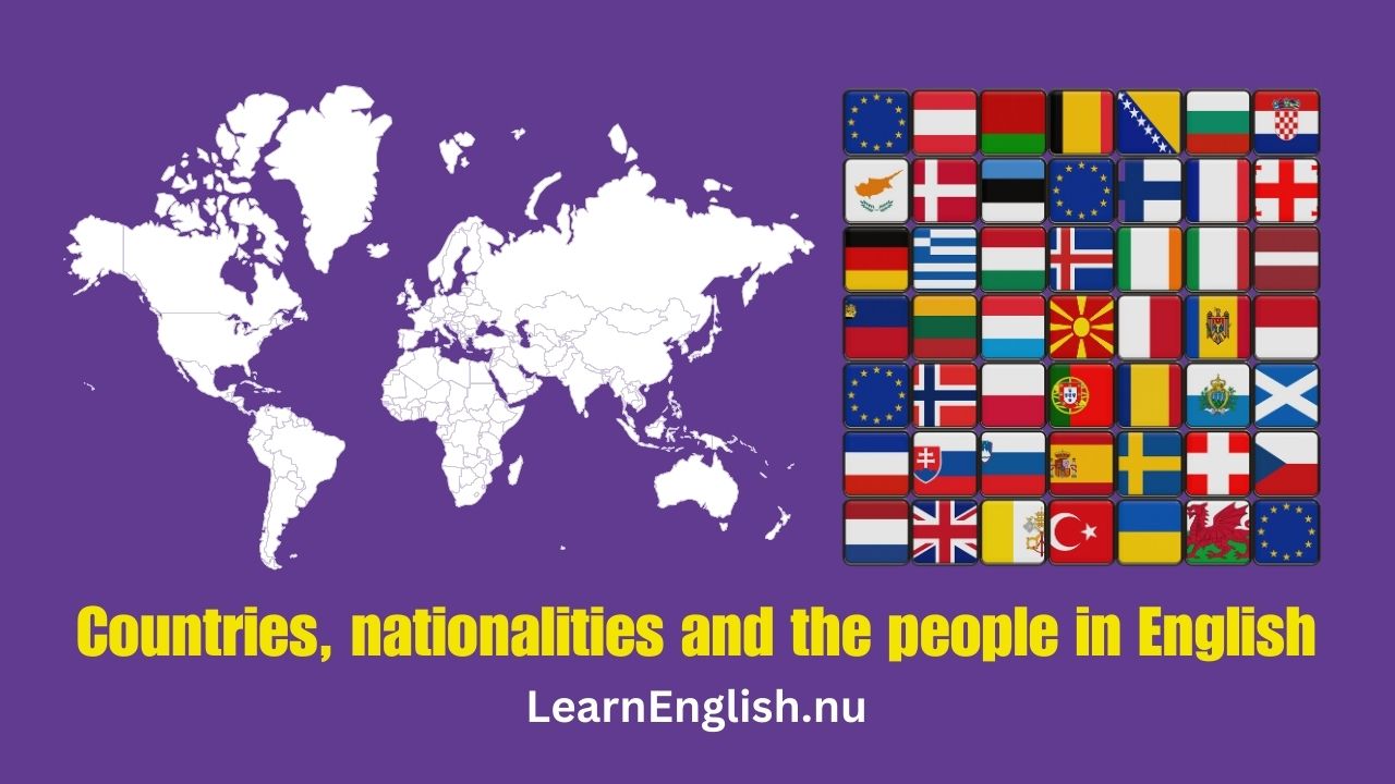Names of Countries and Nationalities in English
