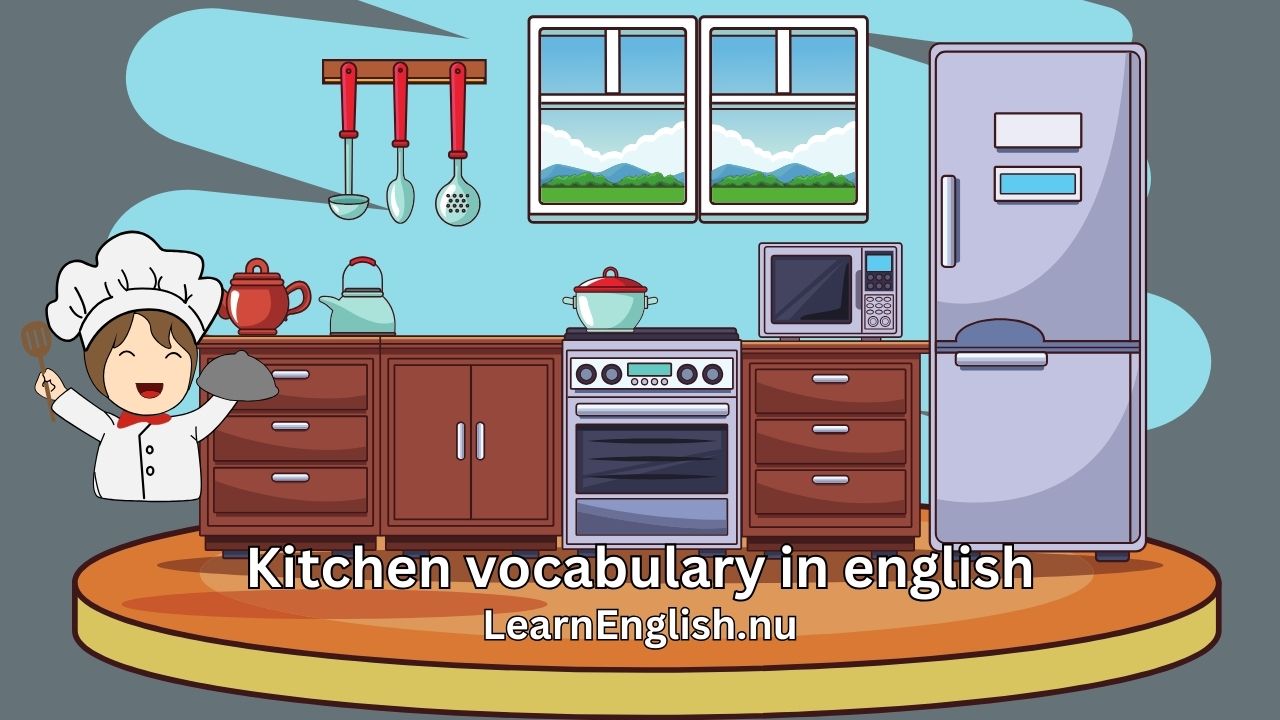Learn Kitchen Vocabulary in English with Sound and Pictures