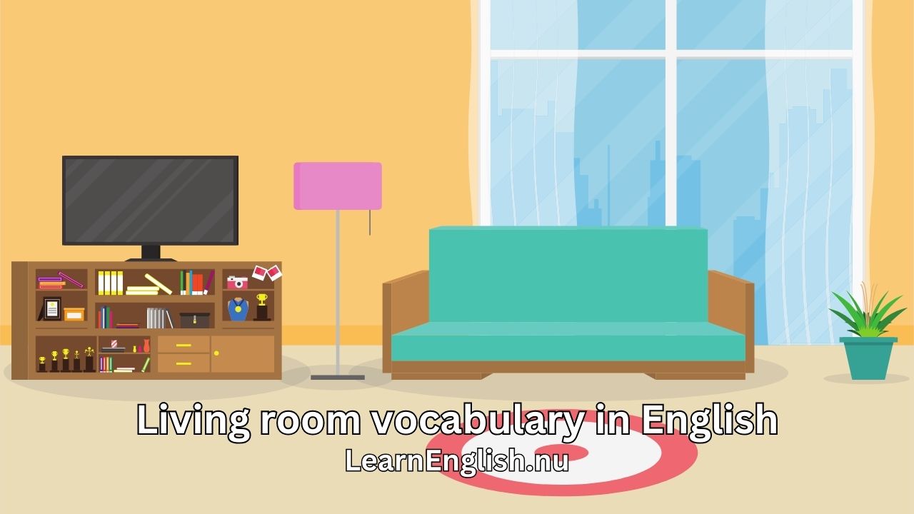 Learn Living Room Vocabulary in English: Fun and Easy with Sound and Pictures