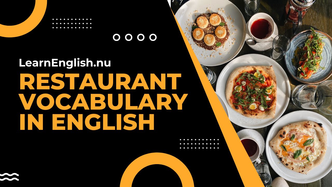 Restaurant vocabulary for beginners - Learn English