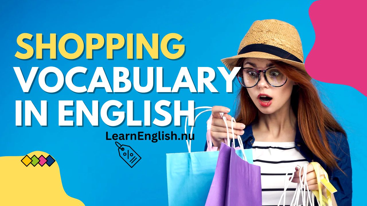 Shopping vocabulary in English