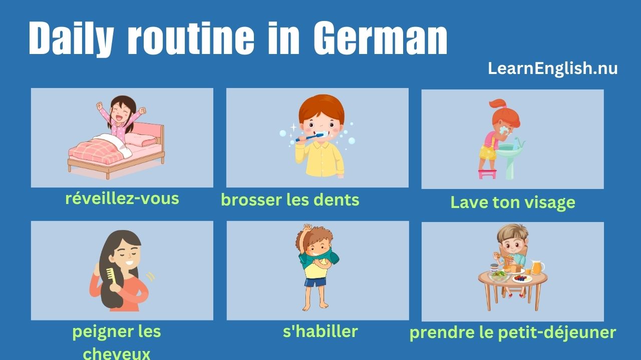 Daily Routine in German