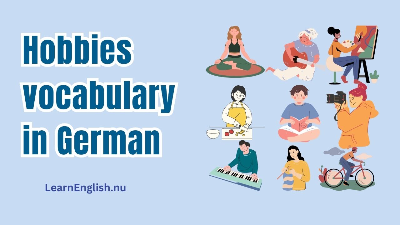 Most popular hobbies in German