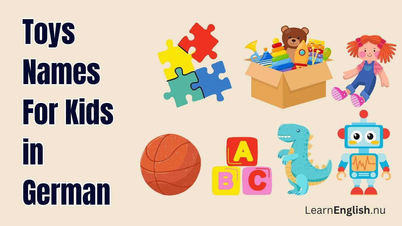 German Lessons: Essential German Toy And Game Vocabulary