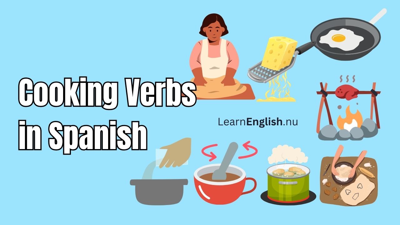 29 Cooking Verbs in Spanish: baking vocabulary in Spanish