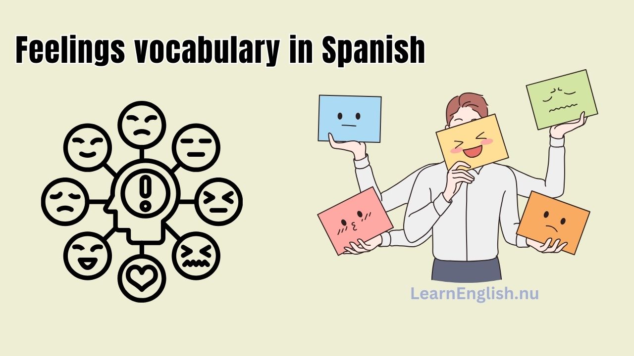 Emotions in Spanish with pictures