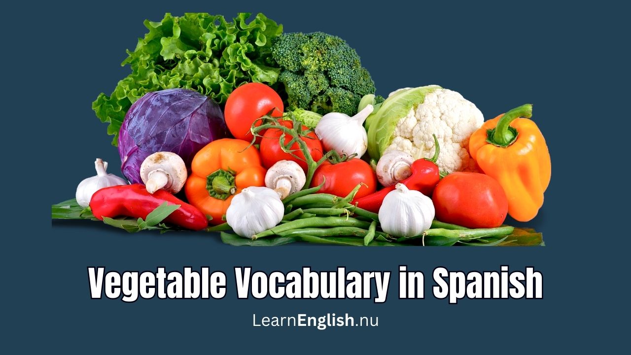 Vegetables in Spanish