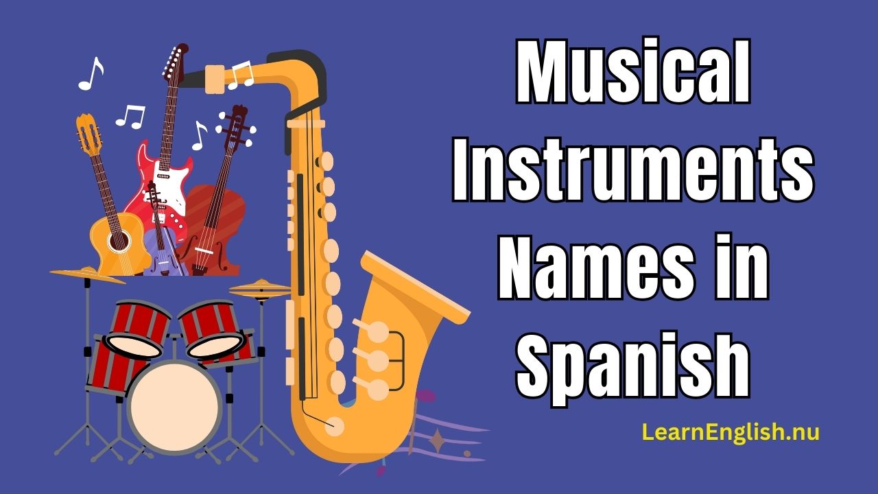 Musical Instruments in spanish
