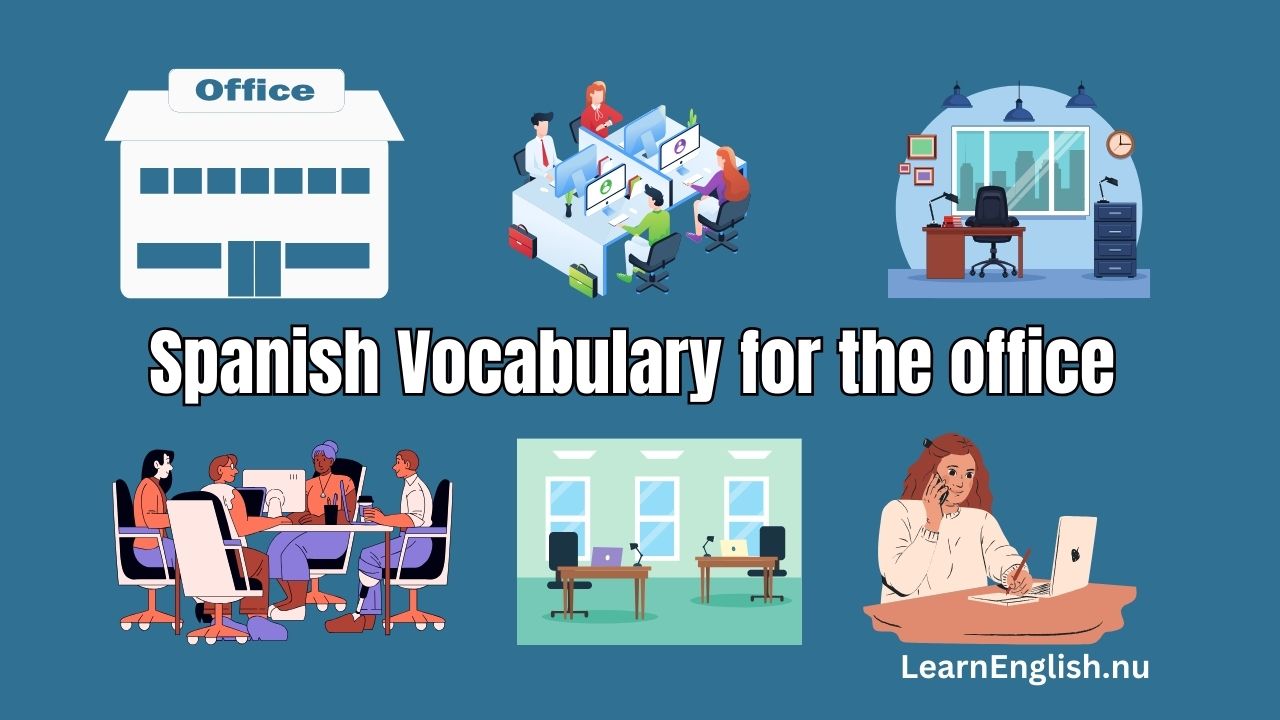 office items in spanish