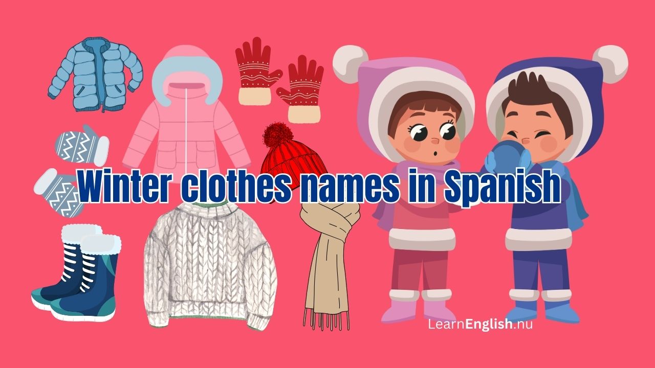 Winter Clothes in Spanish